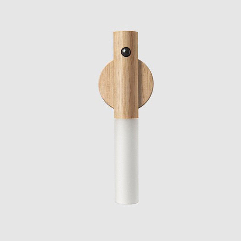 LED USB Magnetic Wood Night Light with Motion Sensor - bliblikishop