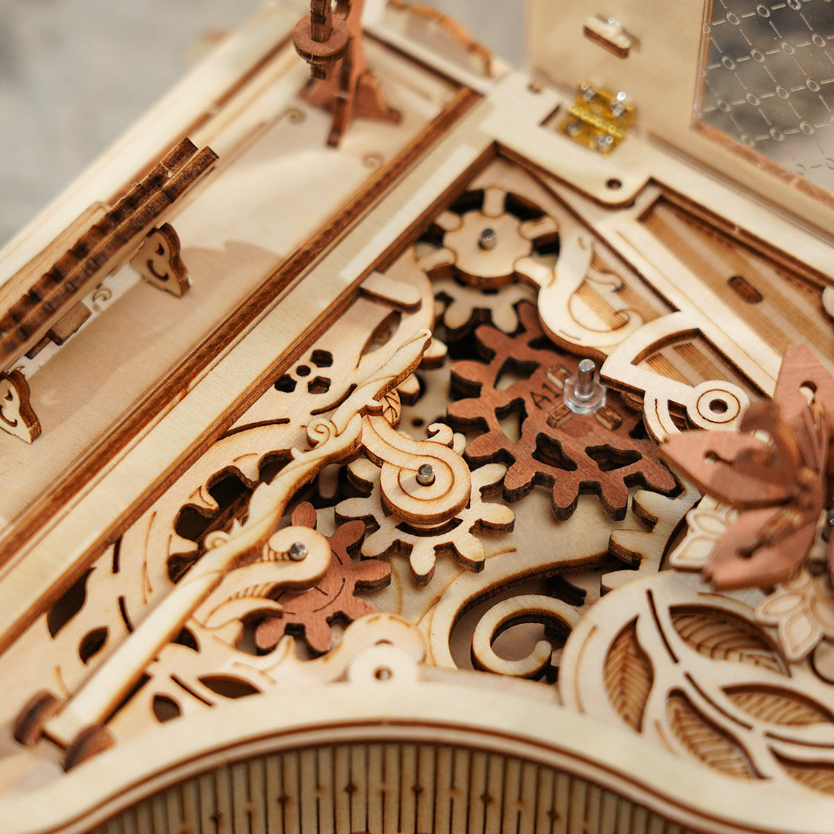 ROKR AMK81 Magic Piano 3D DIY Puzzle With Music Wooden Building Kits For Gifts - bliblikishop