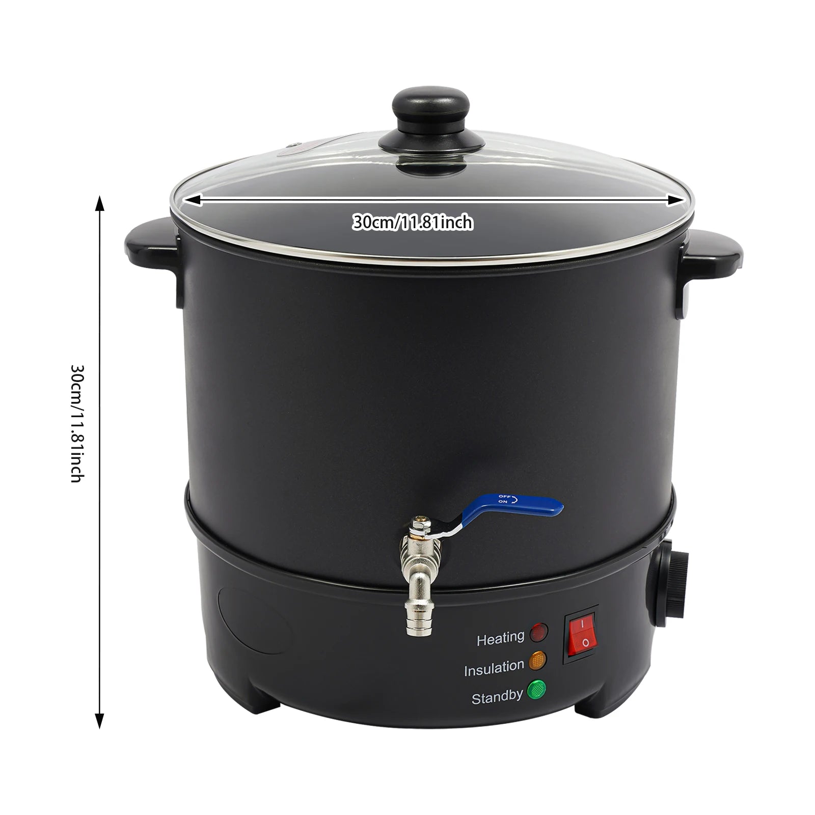 8/10L Wax Melter DIY Candle Making Kit Electric Wax Melting Pot Household and Commercial WaxHeater 122~212 ℉ Temperature Control - bliblikishop