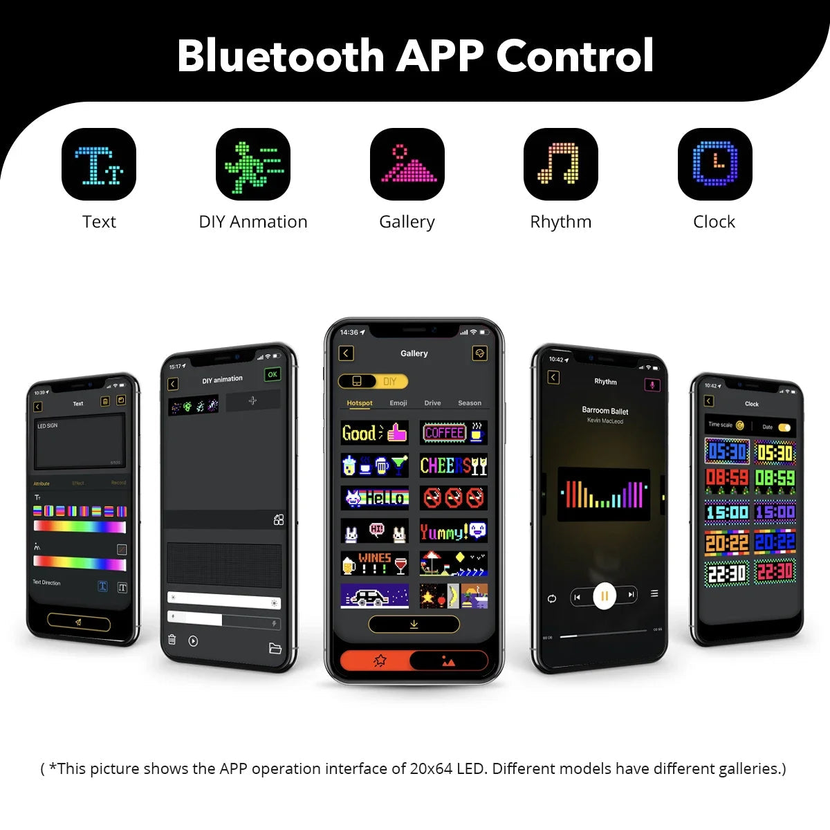 Truck Car Devil Eye LED Sign Car Scrolling Advertising USB 5V Bluetooth App Control Logo Light Custom Text Pattern Animation - bliblikishop