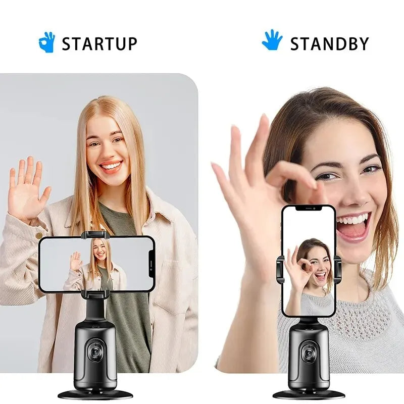 360 Face Tracking Gimbal AI Tripod - bliblikishop